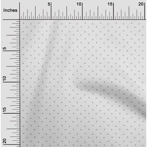 oneOone Cotton Poplin Dusty Gray Fabric Small Motif Geometric Sewing Material Print Fabric by The Yard 42 Inch Wide