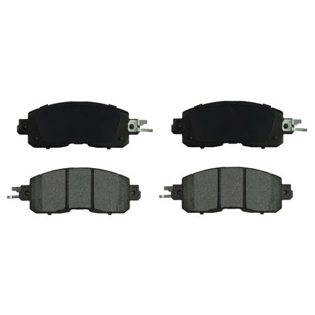 Gridiron Brakes Semi-Metallic Front Brake Pad Set Driver and Passenger Side - ID1650 (Replaces Part# MKD1650)