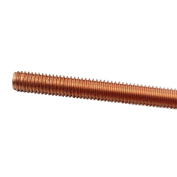 1pieces Of Red Copper Threaded Rods, M10 Pitch, 500 Mm Long