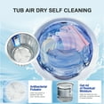 thumbnail image 6 of GGTB 1.9 Cu.ft Full Automatic Portable Washing Machine with LED Display, 20 lbs Capacity, 10 Wash Programs & 8 Water Levels Selections, White, 6 of 10
