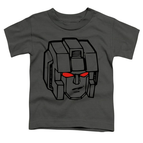 Transformer S/Starscream Head S/S Toddler T-Shirt Charcoal