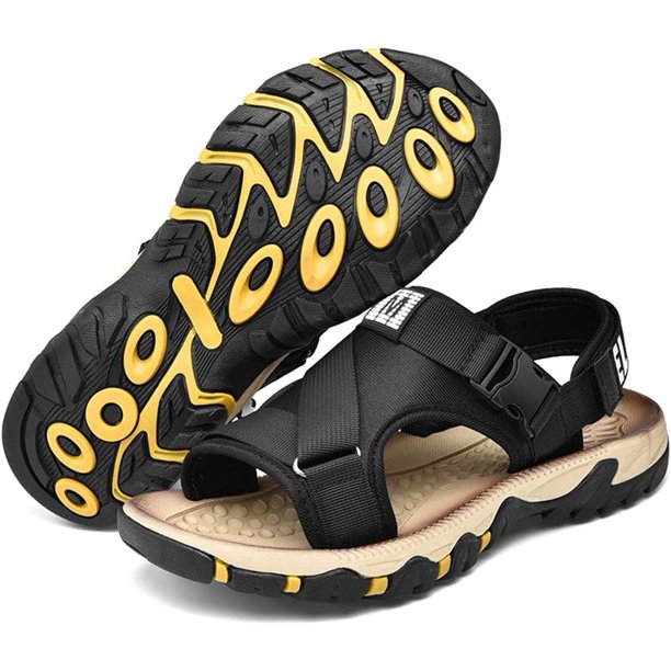 Hombres Moda Sandalias al aire Libre Cinta Verano Senderismo Deportivo Zapatillas Cómodas A prueba Agua Zapatos Arena Transpirables Xishao ropa