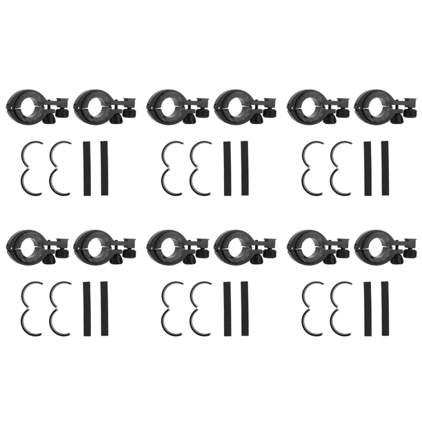 6uds. Lámpara soporte para bicicleta Base ligera para ciclismo accesorios para bicicleta seguros 2 uds