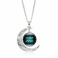 thumbnail image 1 of Collar de astrología para mujer | Colgante del zodiaco, regalo para esposa, novia o mamá | Colgante de aleación de cristal de 0,8 x 3,6 cm con cadena de 45 cm | Ideal para cumpleaños, Navidad, aniver, 1 of 1