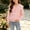 Pink3, variant on Crunowin Girls Pullover Knit Sweater Solid Color Round Neck Long Sleeve Winter Warm Kids Casual Outerwear Red Size 2T