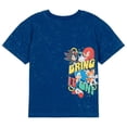 thumbnail image 3 of SEGA Sonic The Hedgehog Tails Shadow French Terry T-Shirt and Shorts Outfit Set Toddler to Big Kid, 3 of 5