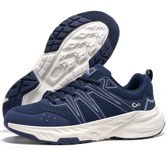 MeMoride Mens Sneakers Comfortable Walking Shoes Non Slip Breathable Casual Shoes Running Training Athletic Gym Shoes