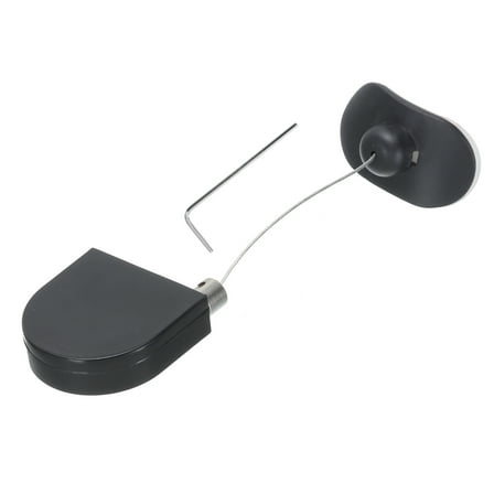 Uxcell Retractable Security Cable Lock,Remote Control Arc Terminal Lock,for TV,Hardware Cable Lock 1Set Black 35.43"