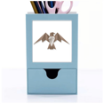 thumbnail image 1 of Geometric Abstract Eagle patron de origami Tarjeta de clip de pluma del gestor de suministros de oficina, 1 of 3
