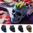 thumbnail image 2 of Portapúas de guitarra con diseño de calavera y mohawk, 2 of 7