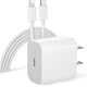 thumbnail image 1 of UWECAN Cargador para iPhone Original de 25w de 4A, Carga Ultra Rapida (Certificado Aple Mfi) Cubo co, 1 of 7