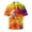Multicolor#3, variant on JURANMO Men's Short Sleeve Button Down Shirt Fashion 3D Graphic Tees Casual Loose Big and Tall Shirts for Friends for Party 2024 Summer Holiday Deals Multicolor#4 S