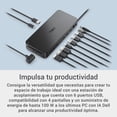 thumbnail image 2 of Estación de Acoplamiento Dell WD25 USB-C 100W 4 Pantallas 6 Puertos USB, 2 of 8