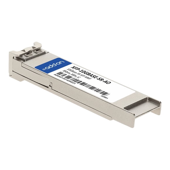 AddOn MSA Compliant 10GBase-SR XFP Transceiver - XFP transceiver module - 10 GigE - 10GBase-SR - LC multi-mode - up to 984 ft - 850 nm - for P/N: NAM2204-SFP