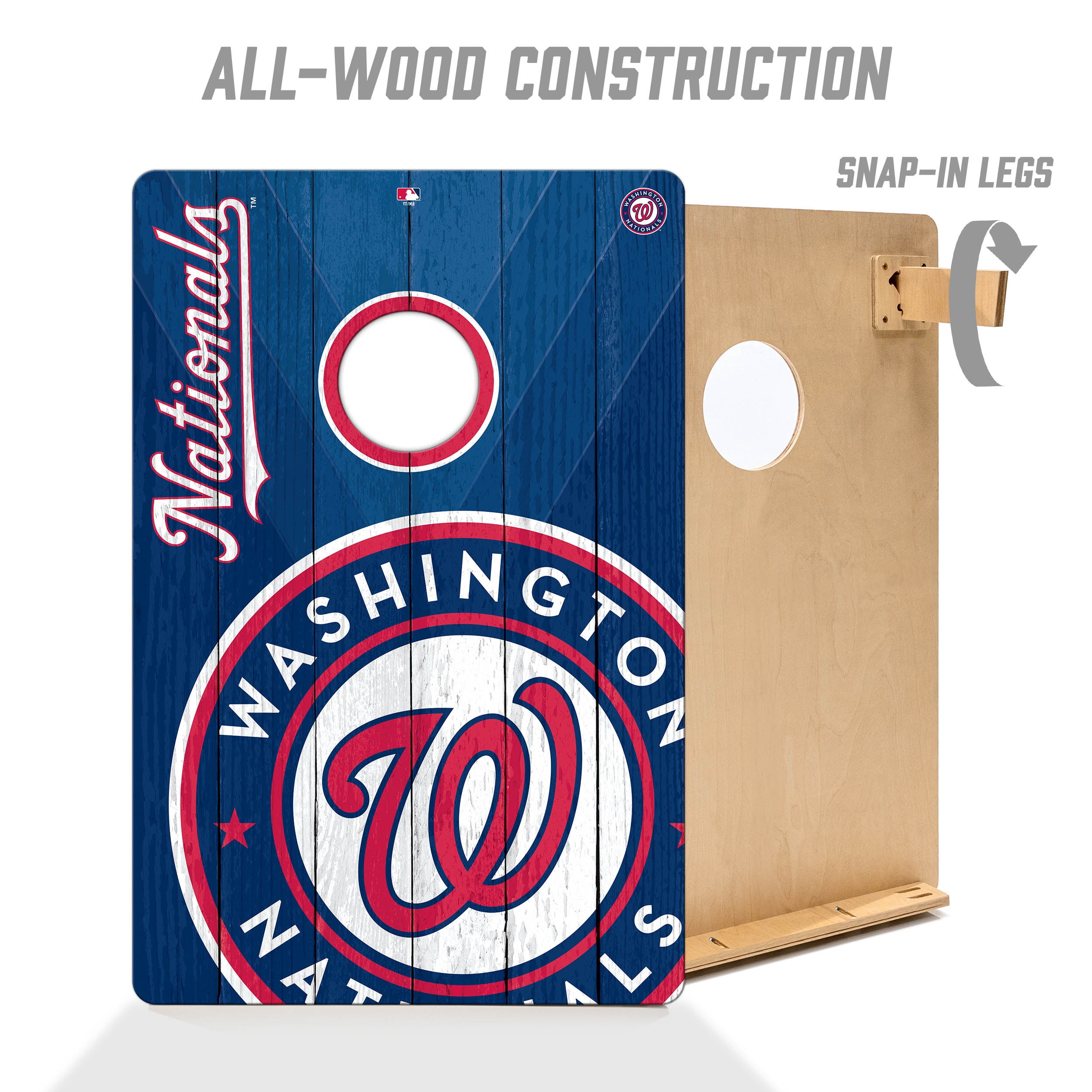 YouTheFan MLB Washington Nationals 2' x 3' Cornhole Game