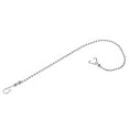 thumbnail image 1 of Unique Bargains 26cm Toilet Handle Lever Flush Replacement Toilet Flapper Ball Chain 6 Pack, 1 of 5