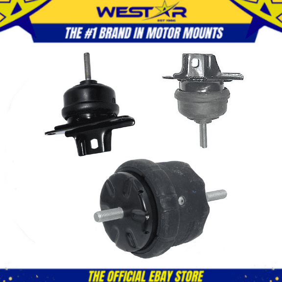 Motor & Trans Mount 3PCS Fit 00-05 Buick LeSabre/ 00-05 Pontiac Bonneville 3.8L