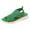 Green, variant on Womens Slip On Sneaker Sandals with Arch Support Breathable Mesh Walking Sandals Lightweight Wedge Sole Open Toe Shoes Stretchy Knit Upper Comfortable Casual Footwear for Travel Nursing, US Size: 5