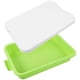 thumbnail image 3 of Caja de arena vacía con tapa, arenero portátil, caja de almacenamiento de juguetes pequeños, caja de arena de plástico para actividades al aire libre., 3 of 8