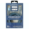 thumbnail image 6 of Liquipel Powertek Corduroy USB-A to USB-C - Blue, 6 of 7