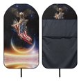 thumbnail image 5 of FUIALDOLG Bald Eagle American Flag Decoration Car Seat Towel Cover Waterproof Sports Car Towel Seat Cushion Cover, Sweat Towel, Suitable for Truck Seat Van, Fit for Trucks Sedan Vehicle, 5 of 6