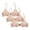 Beige, variant on 3 Pack Lace Bras for Women Fashion Comfortable Smooth Finish Semi Sheer Bralettes Cute Bra