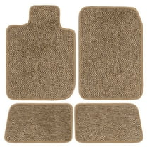 GGBAILEY Volkswagen Beetle (Convertible) Beige All-Weather Textile™ Car Mats, Custom Fit for 2018 - Driver, Passenger & Rear Mats