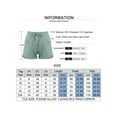 thumbnail image 5 of Orqqct Women Linen Solid Drawstring Pockets Flax Casual Shorts, 5 of 5