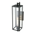 thumbnail image 4 of Millennium Lighting  Messi 1 Light Outdoor Wall Sconce in Textured Black 18  Inch, 4 of 5