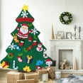 thumbnail image 3 of Wadada Felt Christmas Tree for Toddlers Kids, 3.2FT DIY Wall Christmas Felt Tree with 31 Pcs Detachable Ornaments Wall Decor with Hanging Rope for Boys Girls Xmas Gifts Home Door Decoration, 3 of 6
