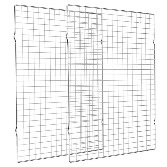 Rejilla de refrigeración BRIOUT, 2 unidades, acero inoxidable de 40 x 25 cm