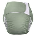 thumbnail image 2 of Water Adult Cloth Diaper Adjustable Large Size Elastic Pants for Old People Green, 2 of 9