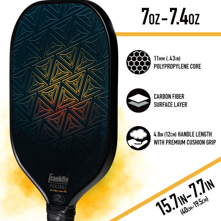 Franklin Sports Pickleball Paddle - Pro Player Series Carbon Fiber