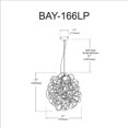 thumbnail image 2 of Dainolite BAY-166LP-PC Polished Chrome Pendant, 2 of 3