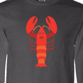 thumbnail image 4 of Inktastic Lobster Cute Ocean Creature Long Sleeve T-Shirt, 4 of 5