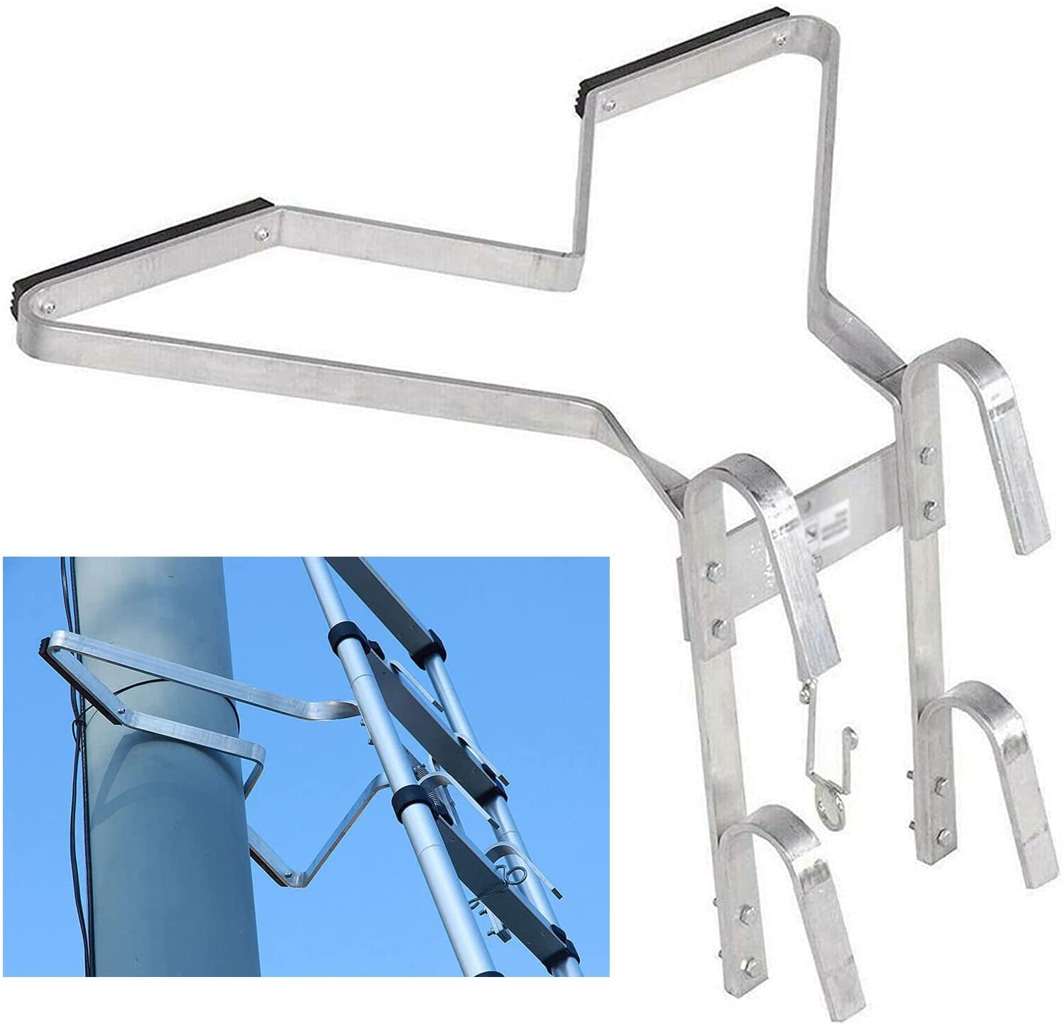 Dayplus Ladder Standoff VShape Safety Aluminum Corner Stabilizer