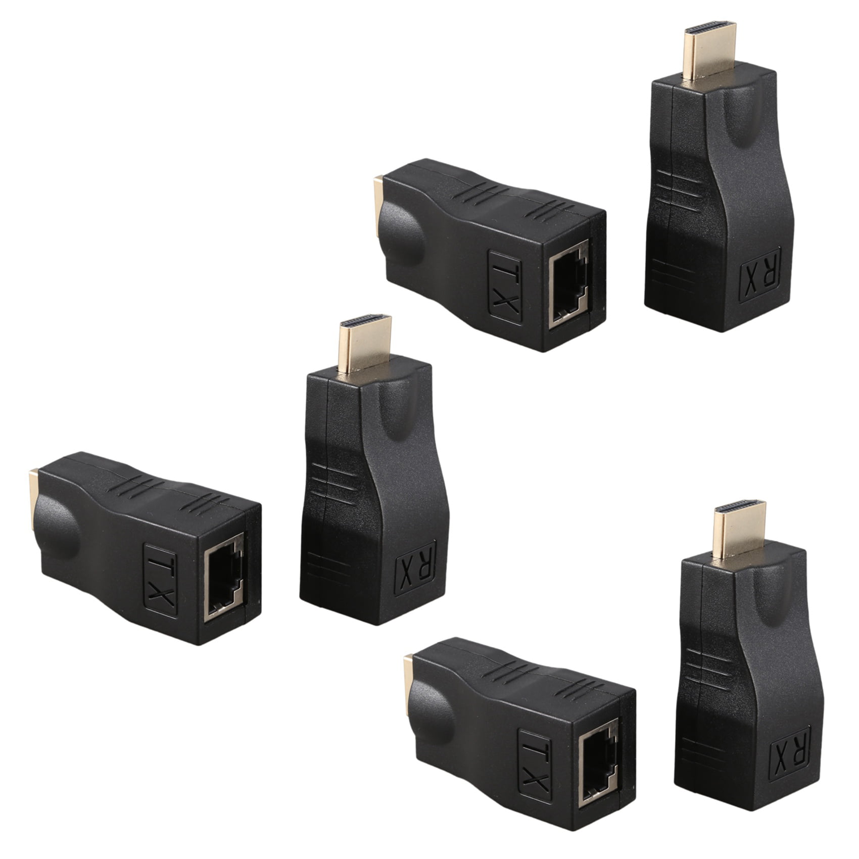 4K 1080P 3D HDMI Extender to RJ45 Over Cat 5e/6 Network LAN Ethernet Adapter 