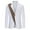 16#White, variant on Men's Fashion England Solid Color Casual Single Breasted SuitLong Puffer Sherpa Jacket Men Men Leopard Print Denim Jacket