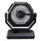 thumbnail image 1 of A26 Camping Fan with LED Lantern 6000mAh Outdoor Fan 270-degree Head Rotation - Green, 1 of 5