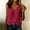 Red, variant on Plcasen Womens Cotton Linen Tank Tops V Neck Casual Cami Sleeveless Blouses Summer Clothes Fashion Outfits