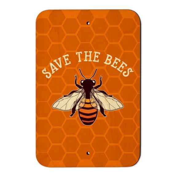 Save The Bees Honey Home Business Office Sign