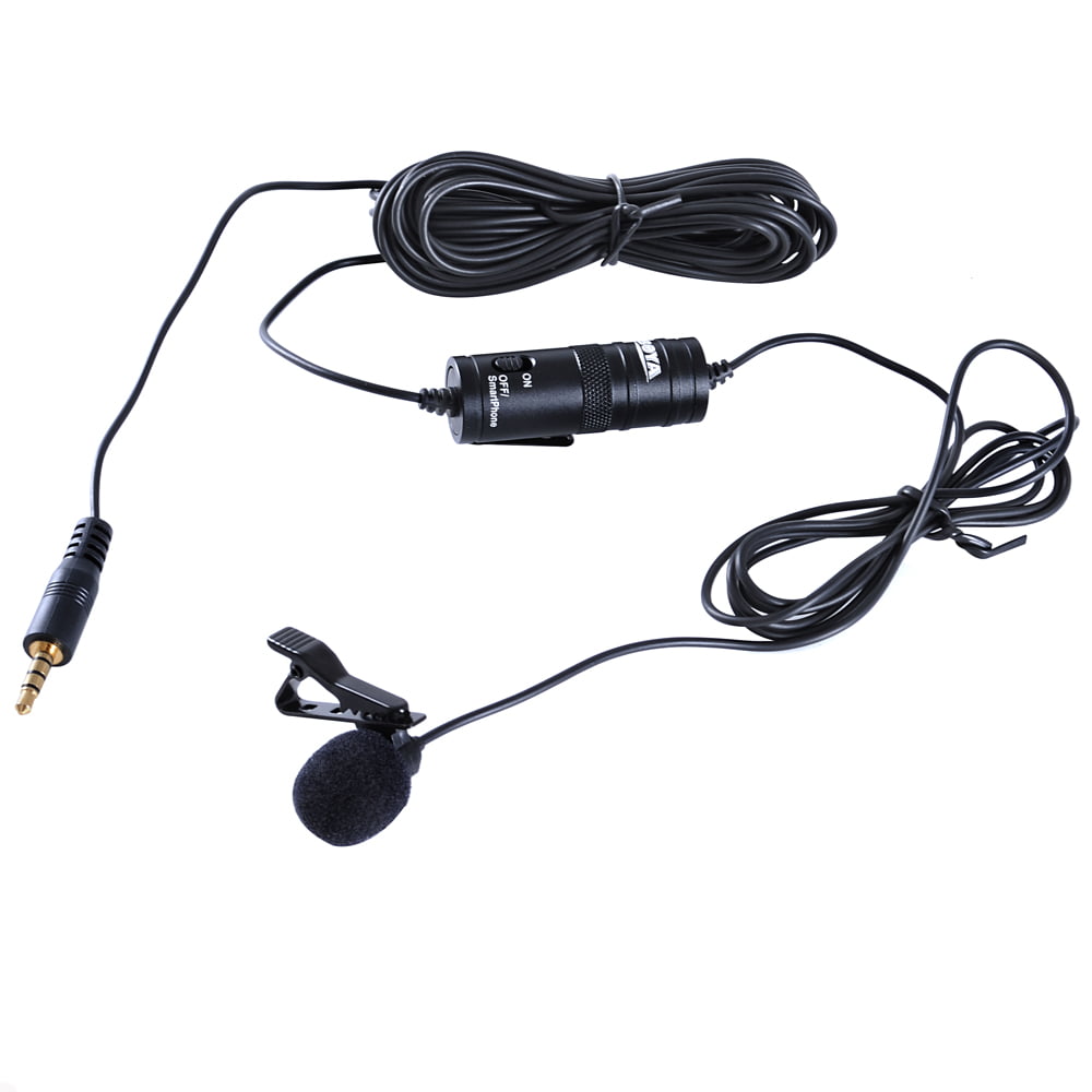 BOYA BY-M1 Omnidirectional Lavalier Microphone for Canon Nikon DSLR Camcord TPI 