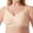 Beige, variant on Plus Size Fashion Regular Up Down Wavy Bra for Women Comfortable Supportive Everyday Wear Beige,M