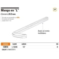 thumbnail image 2 of Mango 'l' 3/4' Truper 13914 Truper L-5686, 2 of 2