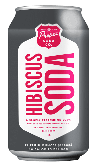 Download Proper Soda 12 Pack All Natural Cane Sugar 12 Ounce Craft Beverage Hibiscus Soda - Walmart.com ...
