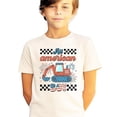 thumbnail image 7 of All American Boy 4th of July Shirt for Toddlers & Kids Patriotic Construction Excavator Graphic Tee Natural Shirt 18 Months, 7 of 7