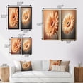 thumbnail image 4 of Designart "Vivid Orange Gerbera Daisy I" Gerbera Wall Art Set Of 2 - Orange Floral Gallery Wall Set For Home Decor, 4 of 7