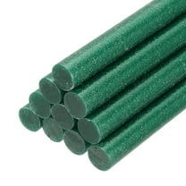 Hot Glue Sticks for Glue Gun, 10 Pcs Colored Hot Melt Adhesive Bulk Sticks for DIY Craft Projects Art Decoration Home Repairs, Dark Green (7.9" x 0.43")