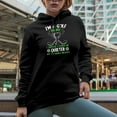 thumbnail image 2 of I'm a Golf Mama, I Suppose I Could Be Quieter but It's Unlikely, Golf Player, Golfing or Golfer Themed Merch Gift, Black Hooded Sweatshirt or Hoodie, Large, 2 of 5