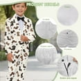 thumbnail image 6 of Xoenoiee Dachshund Paw Heart Print Boys Suit for Wedding First Communion Ring Bearer Tuxedo Suits Valentine's Day Kids Jacket and Pants Set for Big Boy Formal Wear, 5-6 Years, 6 of 7